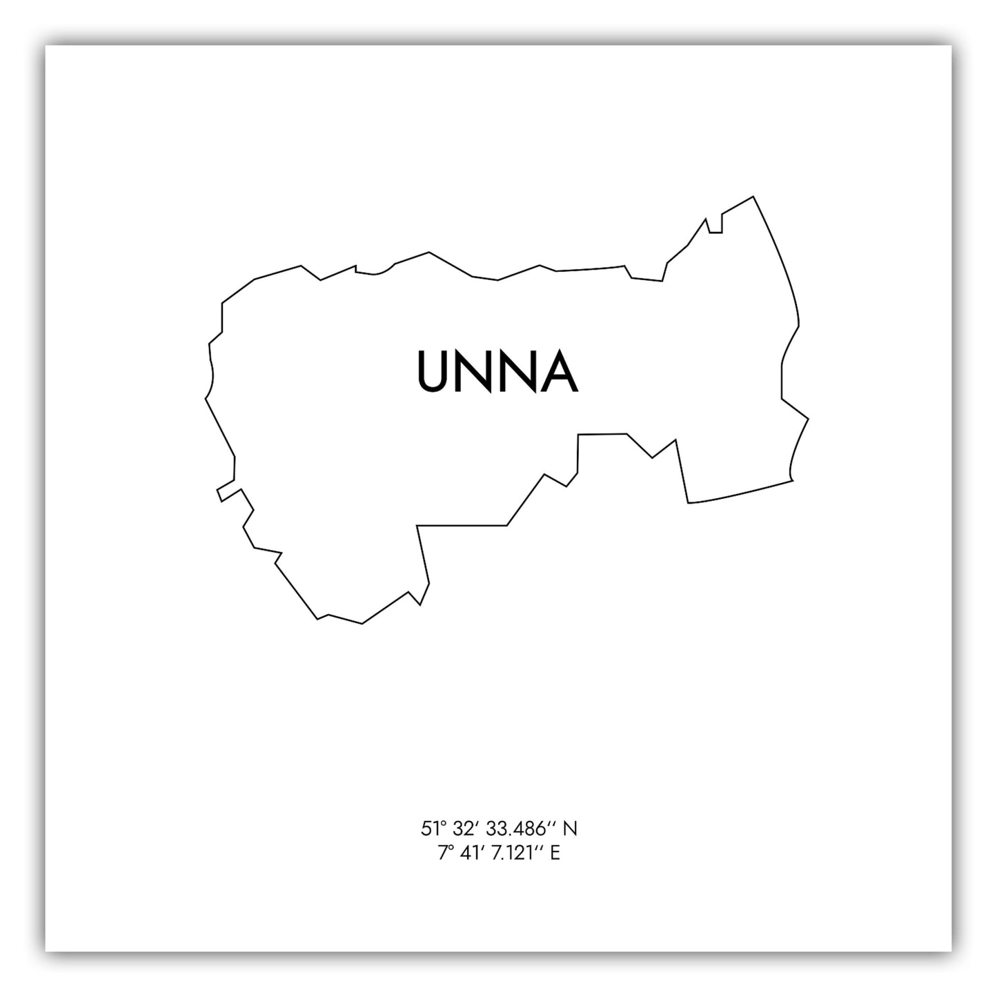 Poster Unna Koordinaten #8