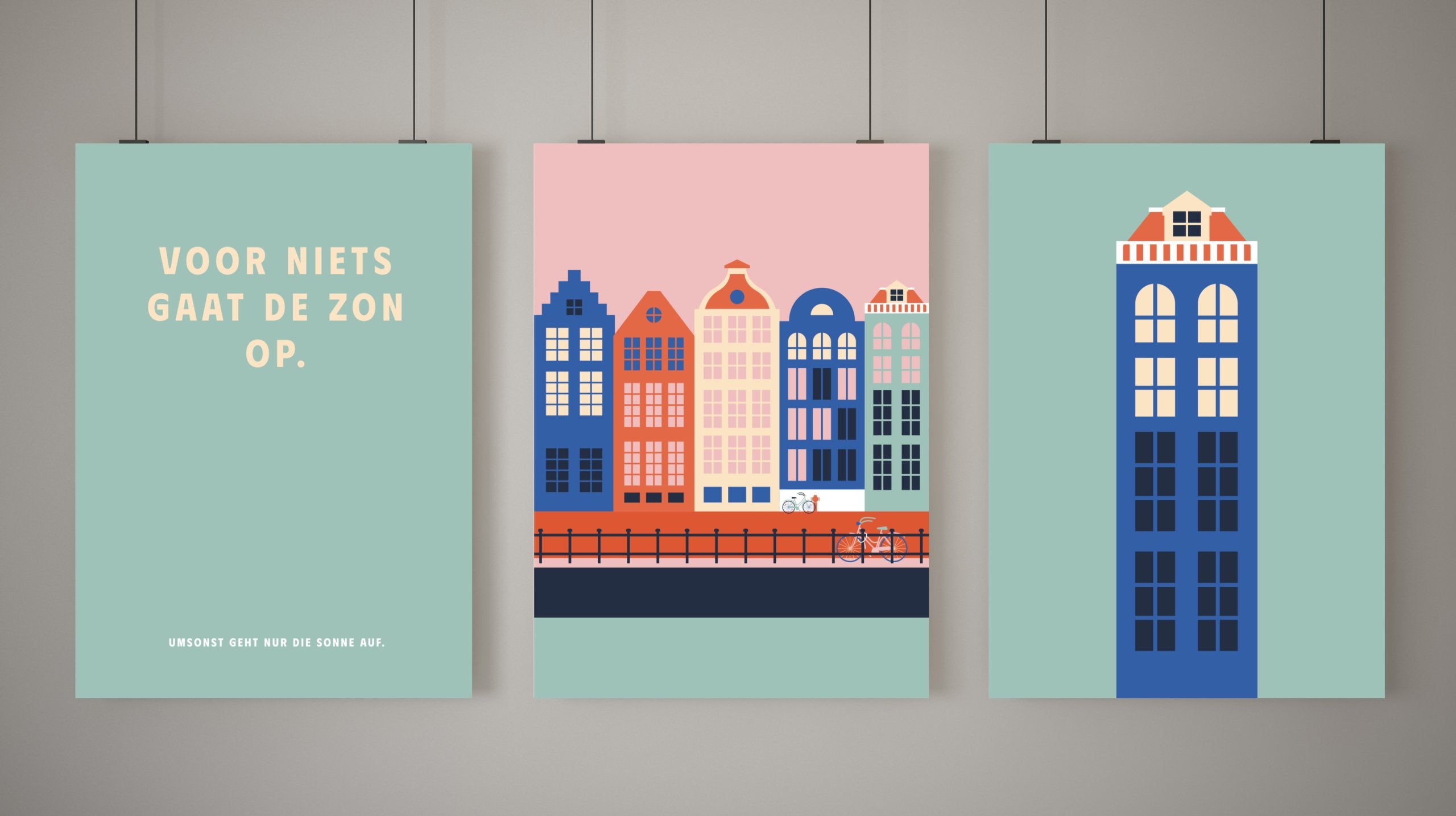 Poster Voor Niets Gaat De Zon Op. - Dreamy Dutch Collection – MOTIVISSO