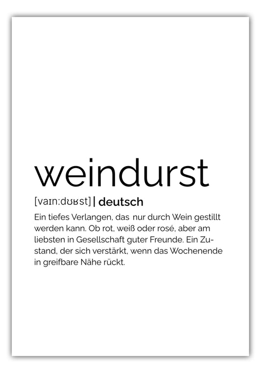 Poster Weindurst