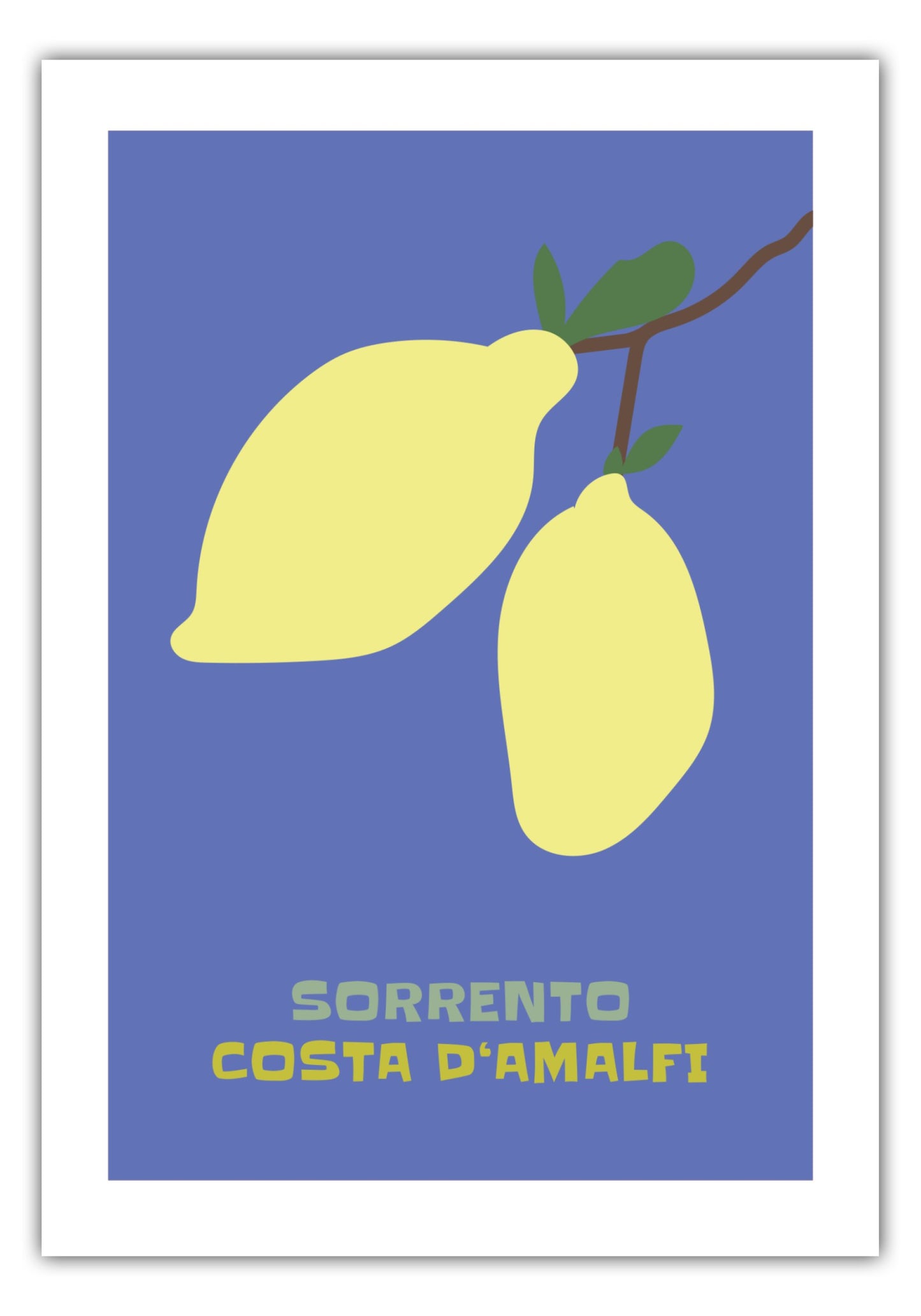 Poster Zitronen - Sorrento Costa dAmalfi - La Dolce Vita Collection