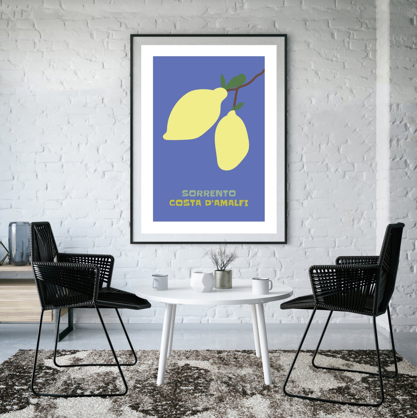 Poster Zitronen - Sorrento Costa dAmalfi - La Dolce Vita Collection